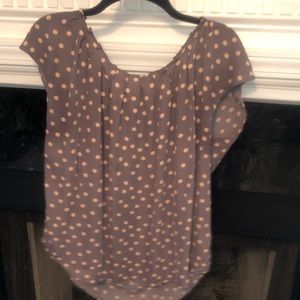 Lauren Conrad polka dot blouse